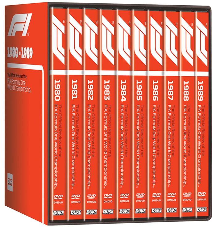 Formula One 1980 - 1989 - 10 DVD Box Set